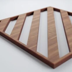 Extra Small Rothwell Decorative Fretwork Wood Wall Panels, Walnut, 7 3/8"W X 7 3/8"H X 3/8"T -ZORO Materials Sale PCI20Enterprises20dba20Ekena20Millwork 1589877xx02xx38ac07