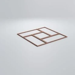 Large Sheffield Decorative Fretwork Wood Wall Panels, Walnut, 23 3/8"W X 23 3/8"H X 3/8"T -ZORO Materials Sale PCI20Enterprises20dba20Ekena20Millwork 1589912xx01xx46f2e7