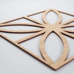 Large Swansea Decorative Fretwork Wood Wall Panels, Alder, 23 3/8"W X 23 3/8"H X 3/8"T -ZORO Materials Sale PCI20Enterprises20dba20Ekena20Millwork 1589980xx02xx040d65