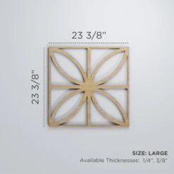 Large Swansea Decorative Fretwork Wood Wall Panels, Birch, 23 3/8"W X 23 3/8"H X 3/8"T -ZORO Materials Sale PCI20Enterprises20dba20Ekena20Millwork 1589984xx00xxd9a0a8