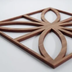 Small Swansea Decorative Fretwork Wood Wall Panels, Walnut, 11 3/8"W X 11 3/8"H X 3/8"T -ZORO Materials Sale PCI20Enterprises20dba20Ekena20Millwork 1590006xx02xx08c5d3