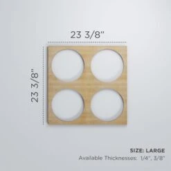 Large Wembley Decorative Fretwork Wood Wall Panels, Walnut, 23 3/8"W X 23 3/8"H X 3/8"T -ZORO Materials Sale PCI20Enterprises20dba20Ekena20Millwork 1590040xx00xxfa77a8