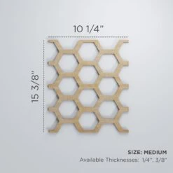 Medium Westmore Decorative Fretwork Wood Wall Panels, Alder, 10 1/4"W X 15 3/8"H X 3/8"T -ZORO Materials Sale PCI20Enterprises20dba20Ekena20Millwork 1590043xx00xx8603b0