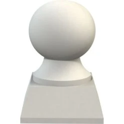 3 3/8"OD X 4 3/4"H (3 1/2"BW X 1 1/4"H Base) Traditional Finial