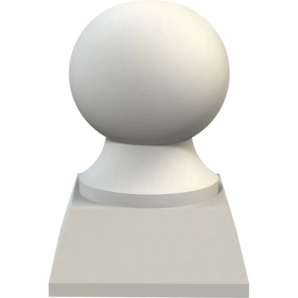 3 3/8"OD X 4 3/4"H (3 1/2"BW X 1 1/4"H Base) Traditional Finial 3 3 3/8"OD X 4 3/4"H (3 1/2"BW X 1 1/4"H Base) Traditional Finial