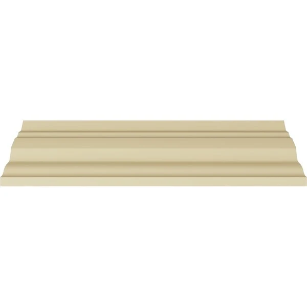 3 7/8"H X 3 7/8"P X 5 1/2"F X 94 1/2"L Dublin Traditional Smooth Crown Moulding 5 3 7/8"H X 3 7/8"P X 5 1/2"F X 94 1/2"L Dublin Traditional Smooth Crown Moulding - Image 3