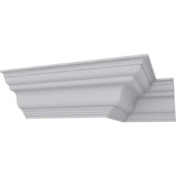 3 7/8"H X 3 7/8"P X 5 1/2"F X 94 1/2"L Dublin Traditional Smooth Crown Moulding 17 3 7/8"H X 3 7/8"P X 5 1/2"F X 94 1/2"L Dublin Traditional Smooth Crown Moulding -ZORO Materials Sale PCI20Enterprises20dba20Ekena20Millwork 167835xx04xx07a966