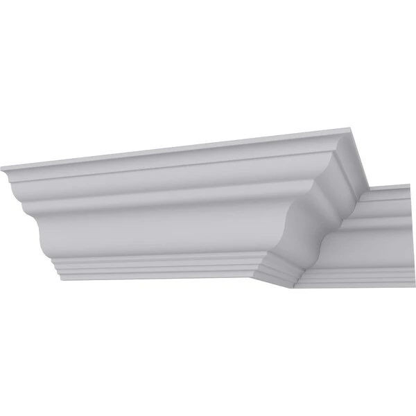 3 7/8"H X 3 7/8"P X 5 1/2"F X 94 1/2"L Dublin Traditional Smooth Crown Moulding 8 3 7/8"H X 3 7/8"P X 5 1/2"F X 94 1/2"L Dublin Traditional Smooth Crown Moulding - Image 6