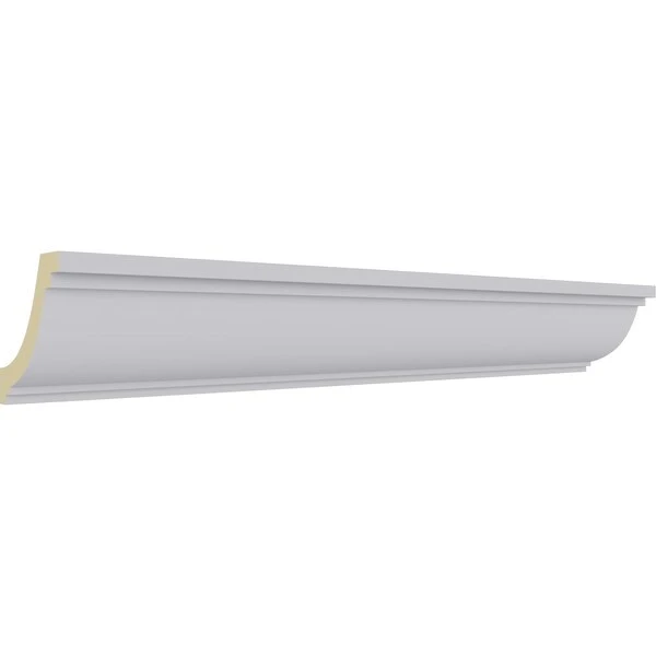 2"H X 2"P X 2 3/4"F X 94 1/2"L Middlesborough Traditional Smooth Crown Moulding 6 2"H X 2"P X 2 3/4"F X 94 1/2"L Middlesborough Traditional Smooth Crown Moulding - Image 4