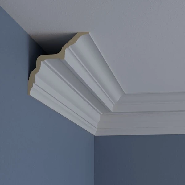 5"H X 5"P X 7"F X 94 1/2"L Felix Traditional Smooth Crown Moulding 11 5"H X 5"P X 7"F X 94 1/2"L Felix Traditional Smooth Crown Moulding - Image 9