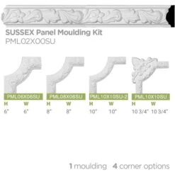 SAMPLE - 2"H X 7/8"P X 12"L Sussex Floral Panel Moulding 7 SAMPLE - 2"H X 7/8"P X 12"L Sussex Floral Panel Moulding -ZORO Materials Sale PCI20Enterprises20dba20Ekena20Millwork 167878xx05xx740d8f