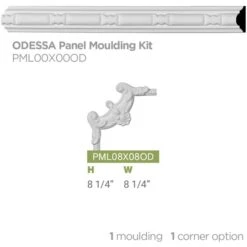7/8"H X 3/8"P X 94 1/2"L Odessa Bead & Barrel Panel Moulding 6 7/8"H X 3/8"P X 94 1/2"L Odessa Bead & Barrel Panel Moulding -ZORO Materials Sale PCI20Enterprises20dba20Ekena20Millwork 167912xx05xxadcf75