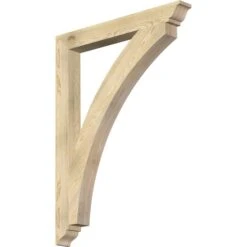 Thorton Traditional Rough Sawn Bracket, Douglas Fir, 4"W X 36"D X 48"H