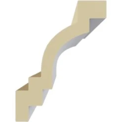 4"H X 3"P X 5"F X 94 1/2"L Traditional Smooth Crown Moulding -ZORO Materials Sale PCI20Enterprises20dba20Ekena20Millwork 169362xx01xx5f6e5e