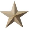 7"W X 7"H X 1 1/8"P Galveston Star Rosette, Rubberwood -ZORO Materials Sale PCI20Enterprises20dba20Ekena20Millwork 170892xx7227b0