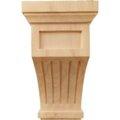 7"W X 7 1/2"D X 13"H Fluted Corbel, Red Oak -ZORO Materials Sale PCI20Enterprises20dba20Ekena20Millwork 171148xx01xx26fc05