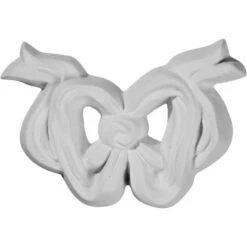 3 1/8"W X 2 3/8"H X 3/8"P Bow Center Onlay