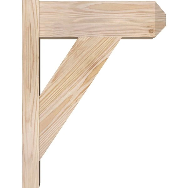 Traditional Craftsman Smooth Outlooker, Douglas Fir, 5 1/2"W X 14"D X 18"H 4 Traditional Craftsman Smooth Outlooker, Douglas Fir, 5 1/2"W X 14"D X 18"H - Image 2