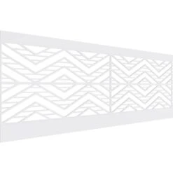 36"H X 94 1/2"W Gilcrest PVC Wainscot Paneling Kit