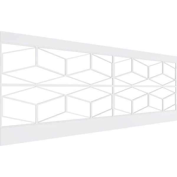 36"H X 94 1/2"W Pueblo PVC Wainscot Paneling Kit 3 36"H X 94 1/2"W Pueblo PVC Wainscot Paneling Kit