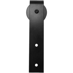 Exterior Dummy Roller Series J-Strap Hanger W/ Bolts, Matte Black