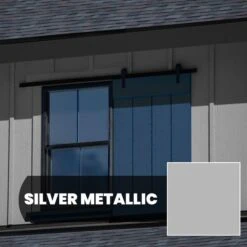 Exterior Dummy Rollers Series 16' Track, Silver Metallic -ZORO Materials Sale PCI20Enterprises20dba20Ekena20Millwork 1849651xx05xx27d81b