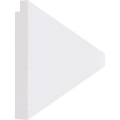 5 1/2"H X 5/8"T X 94 1/2"W Flat Bottom Rail PVC Wainscot Moulding -ZORO Materials Sale PCI20Enterprises20dba20Ekena20Millwork 1849782xx04xx5ff9b5