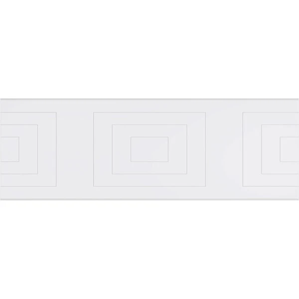 Set Of Four Panels For 94 1/2"W X 32 1/4"H Mid Century Modern Fretwork Wainscot Wall Paneling 7 Set Of Four Panels For 94 1/2"W X 32 1/4"H Mid Century Modern Fretwork Wainscot Wall Paneling - Image 5