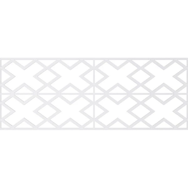 Set Of Four Panels For 94 1/2"W X 36 1/4"H Fowler Fretwork Wainscot Wall Paneling 5 Set Of Four Panels For 94 1/2"W X 36 1/4"H Fowler Fretwork Wainscot Wall Paneling - Image 3