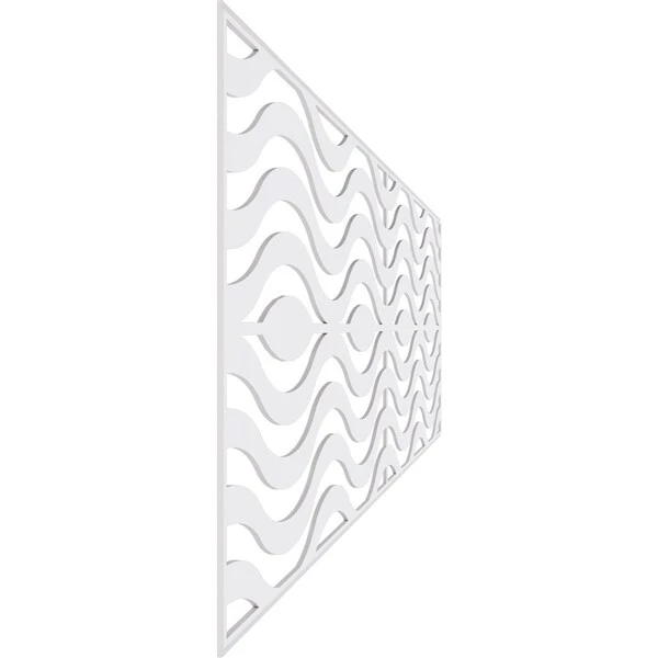 Set Of Four Panels For 94 1/2"W X 36 1/4"H Parker Fretwork Wainscot Wall Paneling 6 Set Of Four Panels For 94 1/2"W X 36 1/4"H Parker Fretwork Wainscot Wall Paneling - Image 4