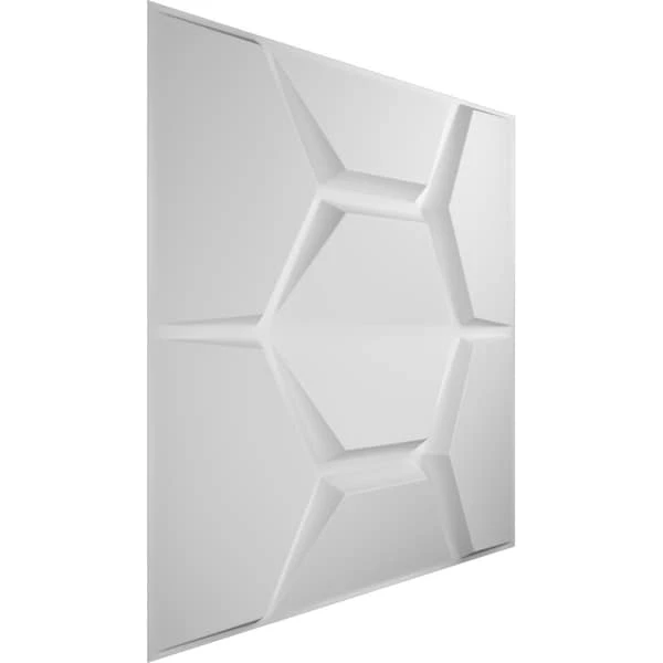 Colony EnduraWall Decorative 3D Wall Panel, White, 19 5/8"W X 19 5/8"H 4 Colony EnduraWall Decorative 3D Wall Panel, White, 19 5/8"W X 19 5/8"H - Image 2