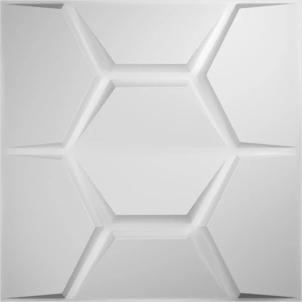 Colony EnduraWall Decorative 3D Wall Panel, White, 19 5/8"W X 19 5/8"H 3 Colony EnduraWall Decorative 3D Wall Panel, White, 19 5/8"W X 19 5/8"H