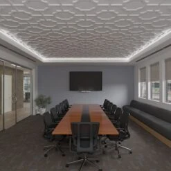 33W X 33H X 58T Small Bradley Decorative Fretwork Ceiling Panels In Architectural Grade PVC -ZORO Materials Sale PCI20Enterprises20dba20Ekena20Millwork 2029621xx08xxda9036