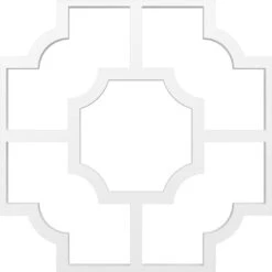 33W X 33H X 1T Small Bradley Decorative Fretwork Ceiling Panels In Architectural Grade PVC -ZORO Materials Sale PCI20Enterprises20dba20Ekena20Millwork 2029622xx01xxa6278f
