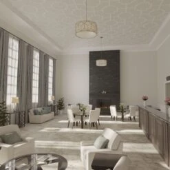 66 56W X 66 56H X 38T Large Bradley Decorative Fretwork Ceiling Panels, PVC -ZORO Materials Sale PCI20Enterprises20dba20Ekena20Millwork 2029623xx07xxf3cfeb