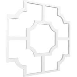 66 56W X 66 56H X 1T Large Bradley Decorative Fretwork Ceiling Panels, PVC -ZORO Materials Sale PCI20Enterprises20dba20Ekena20Millwork 2029625xx02xx35e109