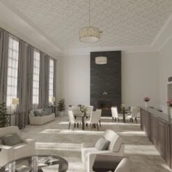 33W X 33H X 1T Small Cameron Decorative Fretwork Ceiling Panels In Architectural Grade PVC -ZORO Materials Sale PCI20Enterprises20dba20Ekena20Millwork 2029628xx07xx0c437b