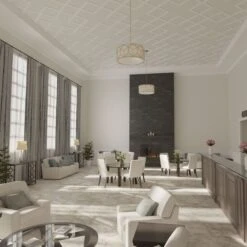 638W X 638H X 58T Large Fowler Decorative Fretwork Ceiling Panels In Architectural Grade PVC -ZORO Materials Sale PCI20Enterprises20dba20Ekena20Millwork 2029636xx07xx843613