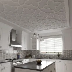 33W X 33H X 38T Small Laird Decorative Fretwork Ceiling Panels In Architectural Grade PVC -ZORO Materials Sale PCI20Enterprises20dba20Ekena20Millwork 2029638xx09xx229789