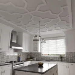 66 56W X 66 56H X 58T Large Laird Decorative Fretwork Ceiling Panels, PVC -ZORO Materials Sale PCI20Enterprises20dba20Ekena20Millwork 2029642xx09xxe06247