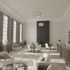 23 38W X 23 38H X 38T Small Lilley Decorative Fretwork Ceiling Panels, PVC -ZORO Materials Sale PCI20Enterprises20dba20Ekena20Millwork 2029644xx07xx162fe8