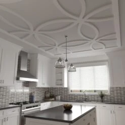47 14W X 47 14H X 1T Large Lilley Decorative Fretwork Ceiling Panels In Architectural Grade PVC -ZORO Materials Sale PCI20Enterprises20dba20Ekena20Millwork 2029649xx09xx867092