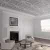 47 14W X 47 14H X 1T Large Lilley Decorative Fretwork Ceiling Panels In Architectural Grade PVC