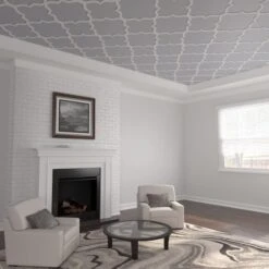 33W X 33H X 38T Small May Decorative Fretwork Ceiling Panels In Architectural Grade PVC