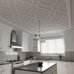31 16W X 46 34H X 38T Small Villarreal Decorative Fretwork Ceiling Panels, PVC -ZORO Materials Sale PCI20Enterprises20dba20Ekena20Millwork 2029668xx09xxccb682