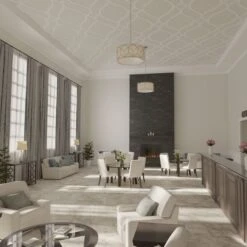 63W X 94 12H X 38T Large Villarreal Decorative Fretwork Ceiling Panels, PVC -ZORO Materials Sale PCI20Enterprises20dba20Ekena20Millwork 2029671xx07xx51ad46