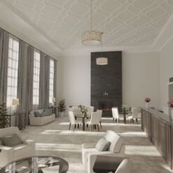 63W X 94 12H X 58T Large Villarreal Decorative Fretwork Ceiling Panels, PVC -ZORO Materials Sale PCI20Enterprises20dba20Ekena20Millwork 2029672xx07xx6bc346