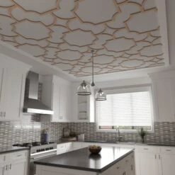 41W X 41H X 14T Small Anderson Decorative Fretwork Wood Ceiling Panels, Maple -ZORO Materials Sale PCI20Enterprises20dba20Ekena20Millwork 2029714xx09xx3af7ed