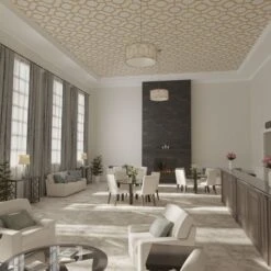 33W X 33H X 14T Small Bradley Decorative Fretwork Wood Ceiling Panels, Wood Paint Grade -ZORO Materials Sale PCI20Enterprises20dba20Ekena20Millwork 2029746xx07xx629b6c