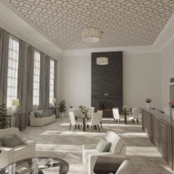 33W X 33H X 14T Small Bradley Decorative Fretwork Wood Ceiling Panels, Walnut -ZORO Materials Sale PCI20Enterprises20dba20Ekena20Millwork 2029748xx07xx20b849